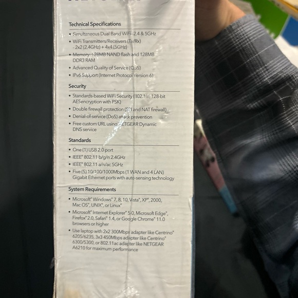 Netgear AC1750 Smart WiFi Router - 802.11 AC Dual Band Gigabit - Black... - Picture 7 of 10